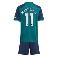 Maglie da calcio Arsenal Gabriel Martinelli #11 Terza Maglia Bambino 2023-24 Manica Corta (+ Pantaloni corti)